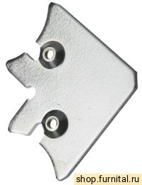 UG06 Соединительный уголок для рамочного фасадного алюминиевого профиля (оцинкованная сталь)